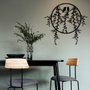 Wallity Sirayet Escultura de pared de metal negra